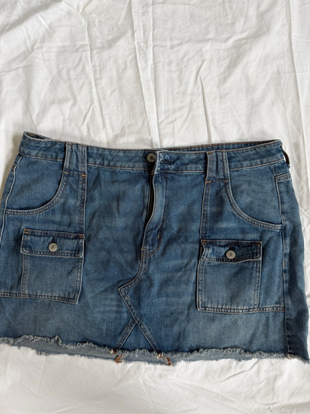 American Eagle Outfitters Blue Denim Mini Skirt